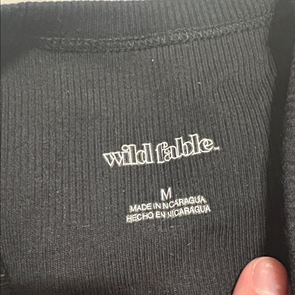 NWOT Wild Fable Ribbed Fitted Cropped Tank Size M - Picture 7 of 10